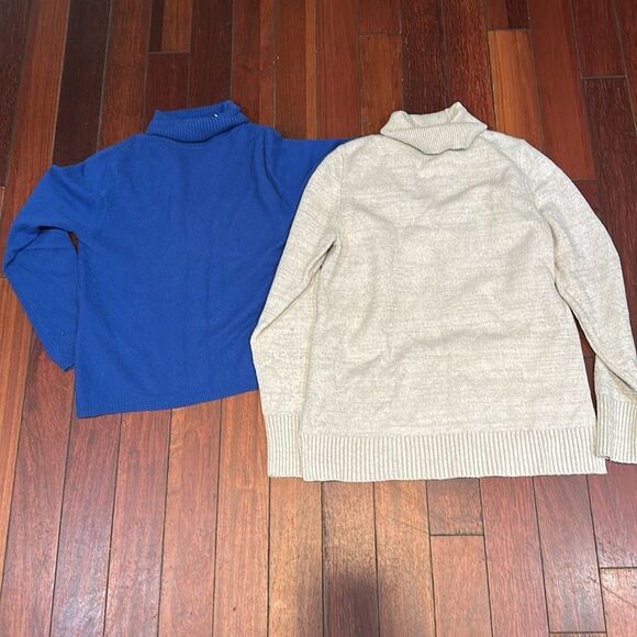 Lord & Taylor Cashmere & J Crew Sweaters - Blue and Grey Blend - Picture 2 of 4